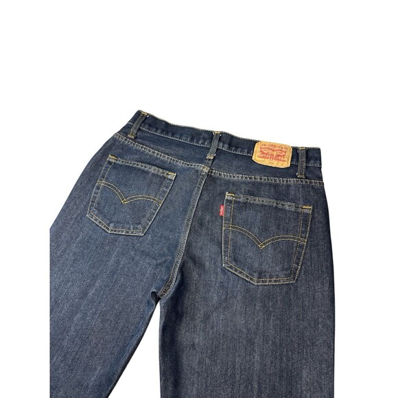 Levi’s 514 Boys Straight Jeans Dark Wash Size 20 Reg Classic 5-Pocket Denim - Picture 10 of 10